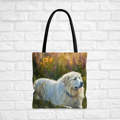 Great Pyrenees Tote Bag – Watercolor Dog Lover Gift