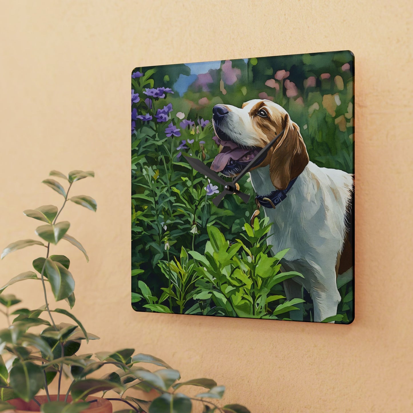 Treeing Walker Coonhound Wall Clock – Bold Dog Lover Gift – Classic Hound Design