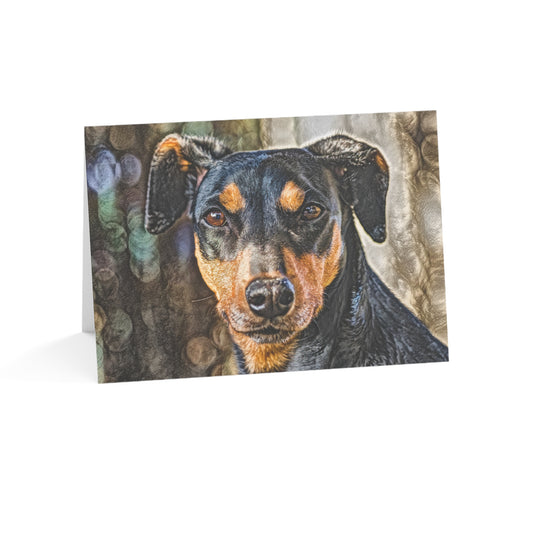 German Pinscher Greeting Card Set – Dog Breed Art Note Cards