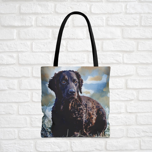 Curly-Coated Retriever Tote Bag – Durable Reusable Dog Lover Gift