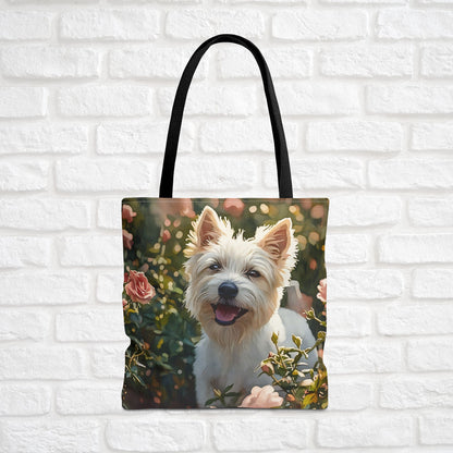 West Highland White Terrier Tote Bag – Cute Dog Lover Gift – Classic Westie Design