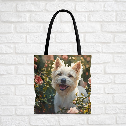 West Highland White Terrier Tote Bag – Cute Dog Lover Gift – Classic Westie Design