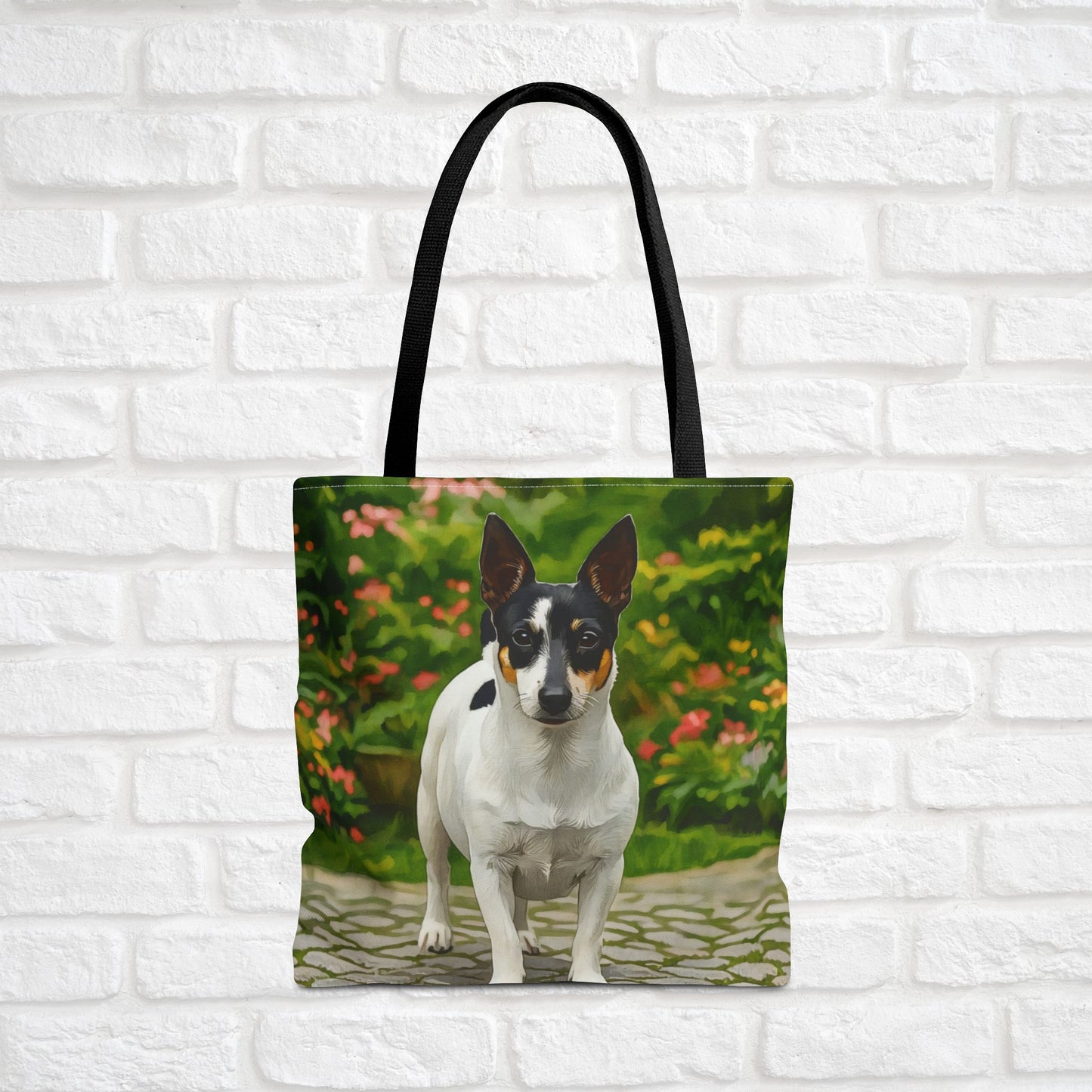 Teddy Roosevelt Terrier Tote Bag – Watercolor Dog Lover Gift