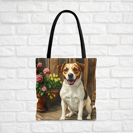 Watercolor Danish-Swedish Farmdog Tote Bag | Durable Dog Lover Gift
