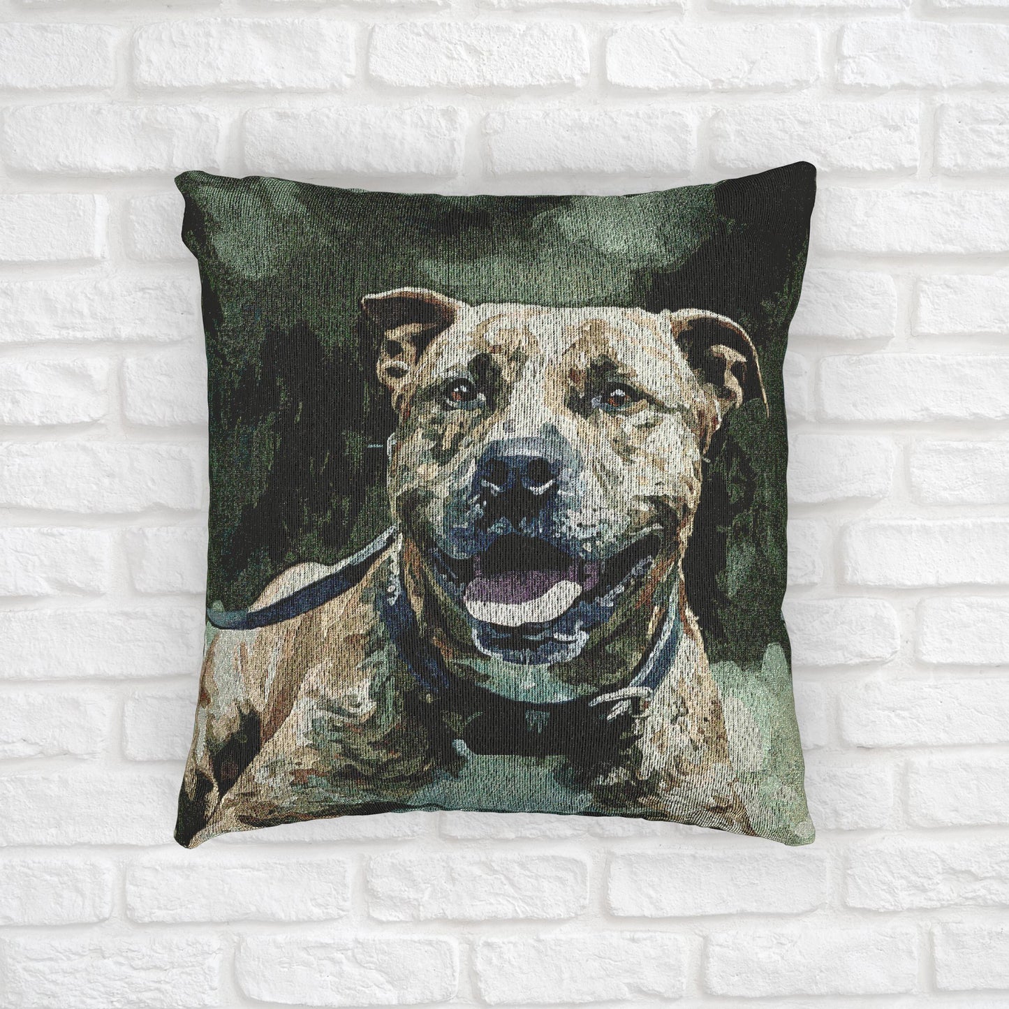 Staffordshire Bull Terrier Decorative Pillow – Staffy Dog Lover Home Décor