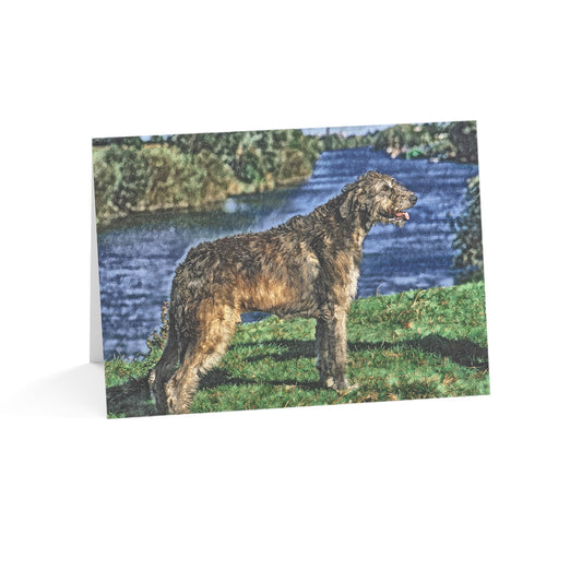 Irish Wolfhound Greeting Card Set – Gentle Giant Dog Lover Cards (5"x7")