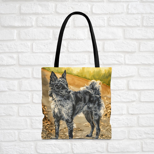 Mudi Tote Bag – Rare Herding Dog Gift – Watercolor Mudi Art