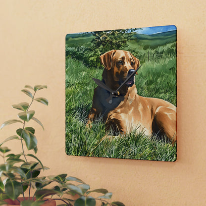 Broholmer Wall Clock | Dog Lover Gift | Unique Acrylic Dog Breed Clock