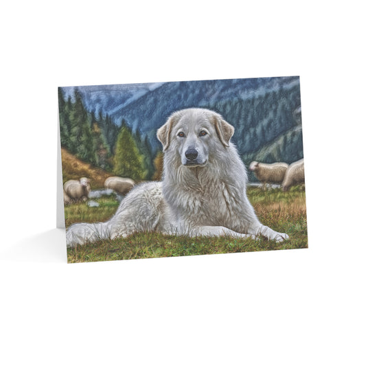 Great Pyrenees Greeting Card Set – Dog Breed Art Note Cards