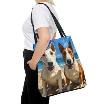 Bull Terrier Tote Bag | Dog Lover Gift | Durable Reusable Tote Bag