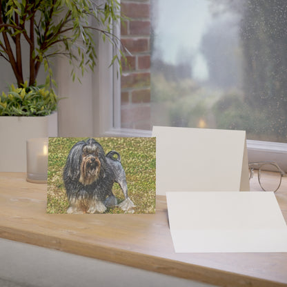 Löwchen Greeting Cards | 5x7 “Little Lion Dog” Note Cards | Sets of 10, 30, 50