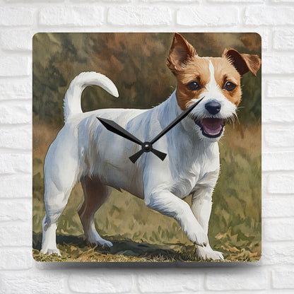 Jack Russell Terrier Acrylic Wall Clock – Energetic & Loyal Dog Lover Home Décor