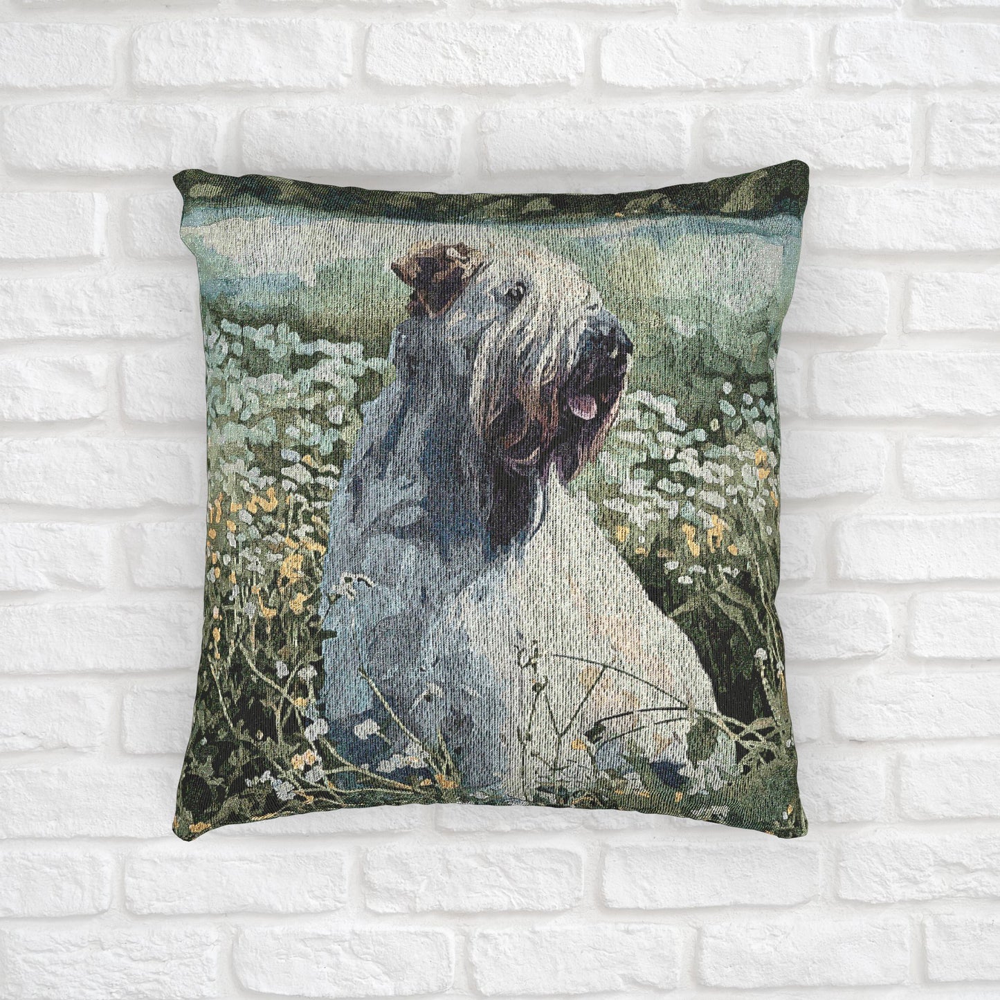 Soft-Coated Wheaten Terrier Decorative Pillow – Dog Lover Home Décor