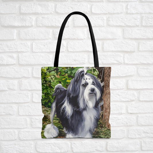 Löwchen Tote Bag | “Little Lion Dog” Gift | Durable Reusable Dog Breed Bag