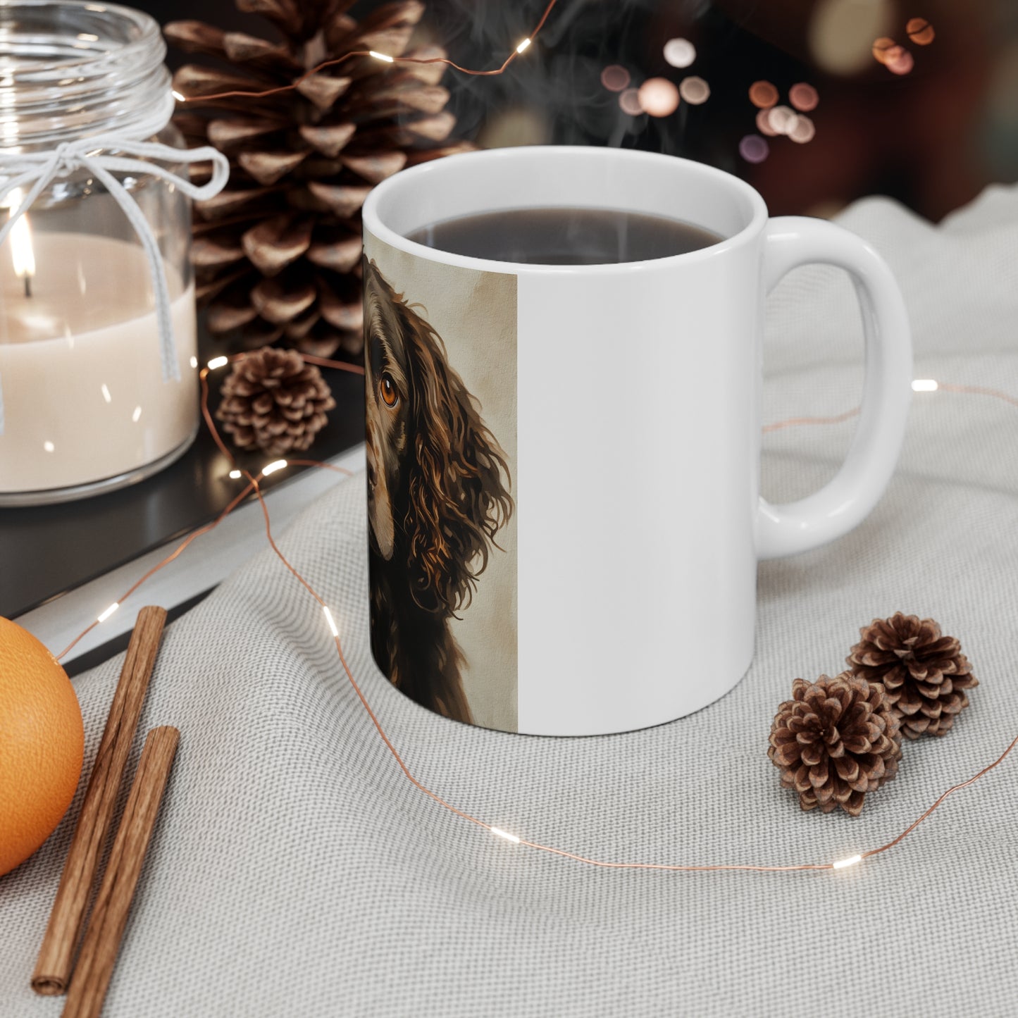 Boykin Spaniel Coffee Mug | Dog Lover Gift | Ceramic Coffee Cup with Boykin Spaniel Art