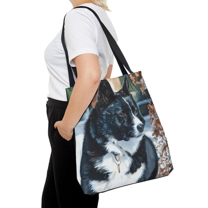 Karelian Bear Dog Tote Bag – Brave & Loyal Dog Lover Gift