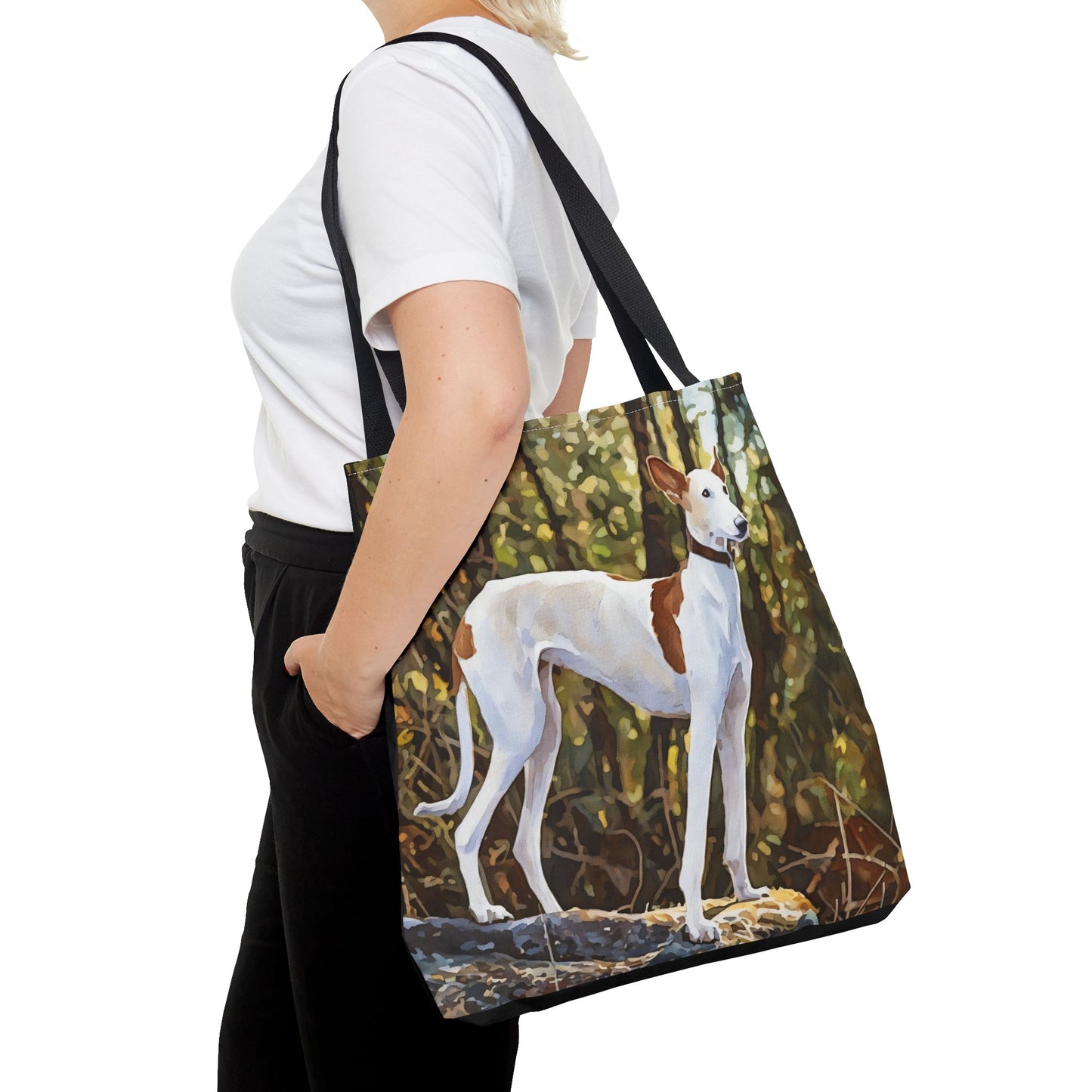 Ibizan Hound Tote Bag | Sleek Reusable Dog Lover Gift