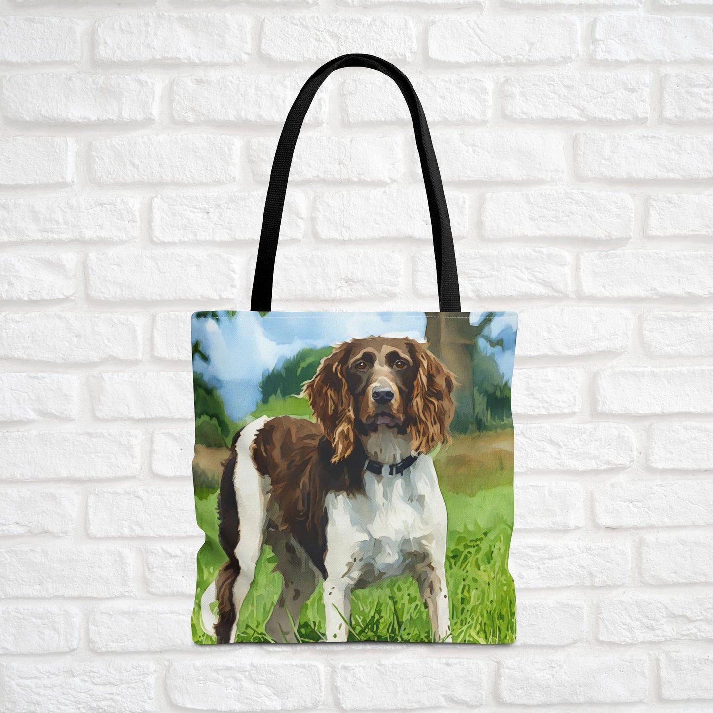 Small Munsterlander Pointer Tote Bag – Watercolor Hunting Dog Gift