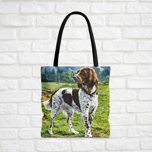 German Longhaired Pointer Tote Bag – Watercolor Dog Art Gift