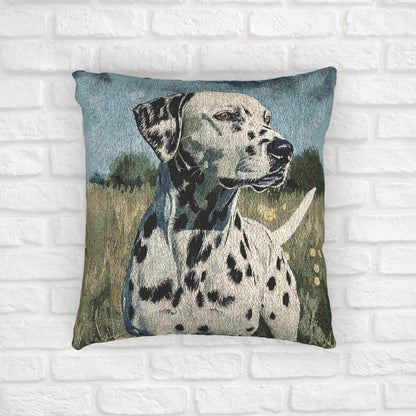 Dalmatian Woven Decorative Pillow – Dog Lover Home Décor Gift