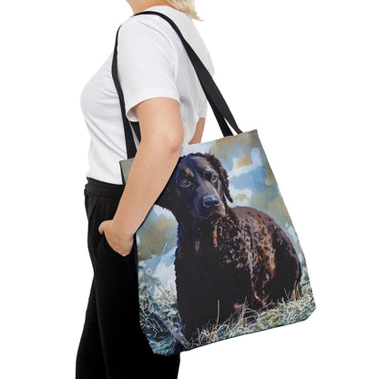 Curly-Coated Retriever Tote Bag – Durable Reusable Dog Lover Gift
