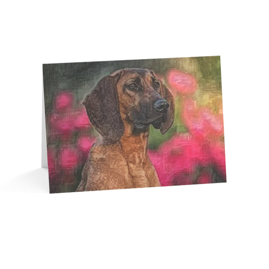 Hanoverian Scenthound Greeting Card Set | 5″x7″ Blank Rare Dog Lover Cards with Envelopes