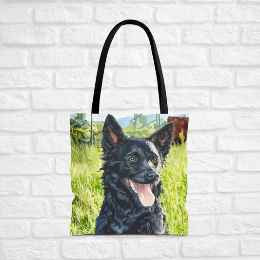 Croatian Sheepdog Tote Bag – Stylish Reusable Dog Lover Gift – Durable Polyester
