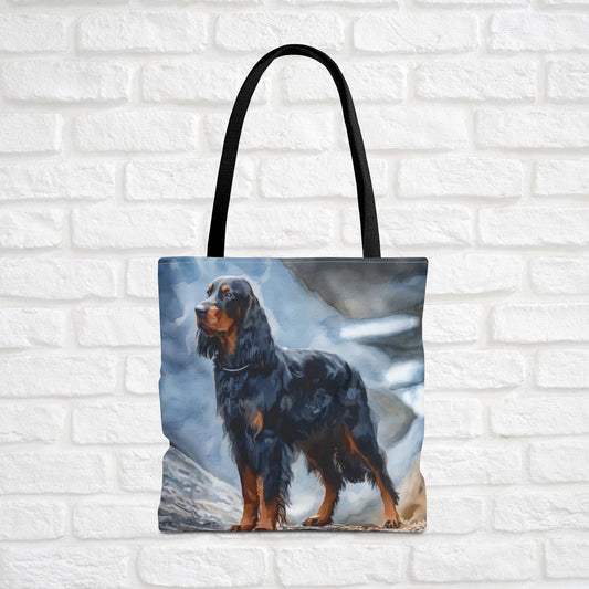 Gordon Setter Tote Bag – Watercolor Dog Breed Art Gift