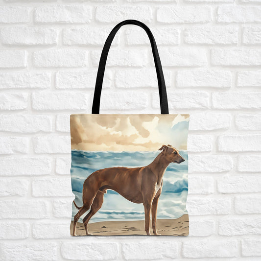 Greyhound Tote Bag | Elegant Reusable Dog Lover Gift