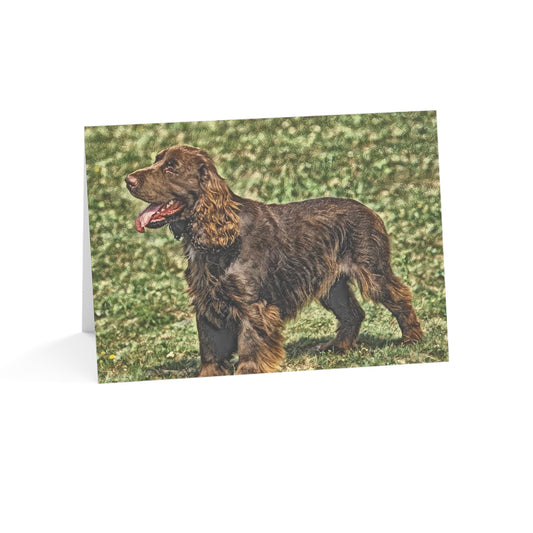 Field Spaniel Greeting Card Set – Dog Breed Art Note Cards