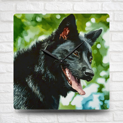 Taiwan Dog Wall Clock – Watercolor Rare Breed Gift