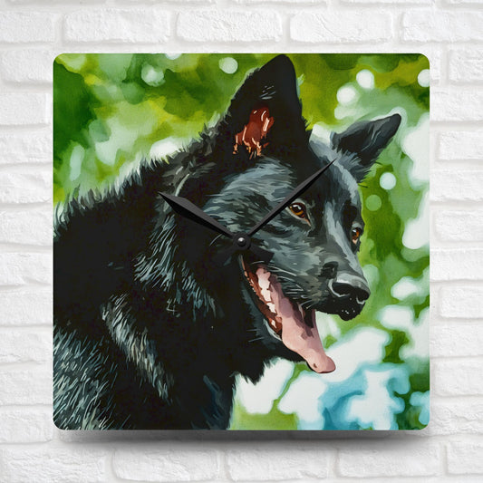 Taiwan Dog Wall Clock – Watercolor Rare Breed Gift
