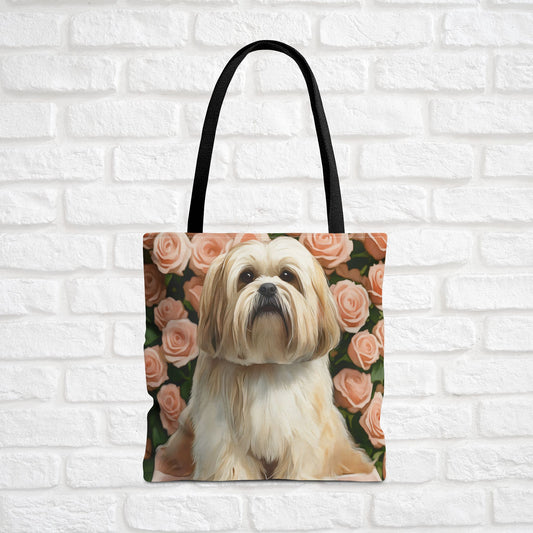 Lhasa Apso Tote Bag | Companion Dog Lover Gift | Durable Reusable Bag
