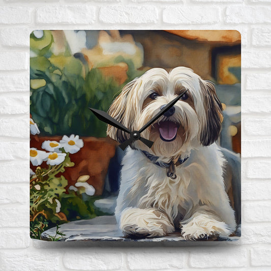 Havanese Wall Clock | 10.75″ Acrylic Cute Dog Lover Home Décor