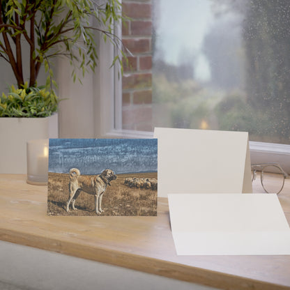 Anatolian Shepherd Dog Greeting Cards (Set of 10, 30, 50) | Loyal Guardian Dog Lover Stationery
