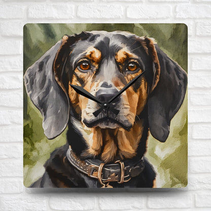 Transylvanian Hound Wall Clock – Watercolor Rare Dog Breed Gift