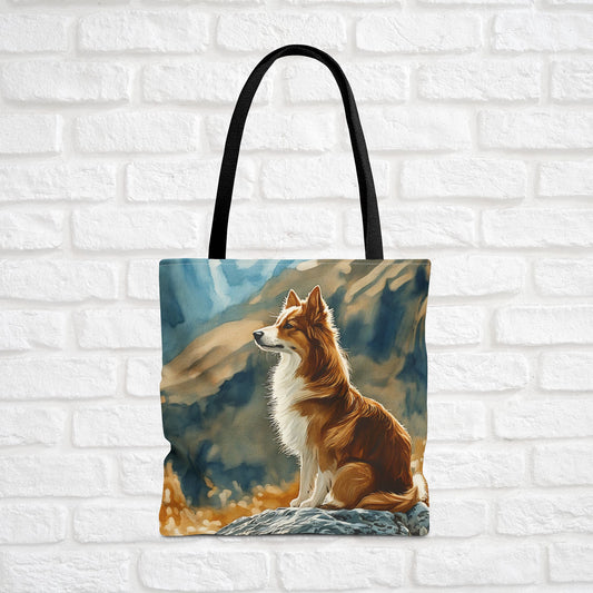 Icelandic Sheepdog Tote Bag | Nordic Reusable Dog Lover Gift