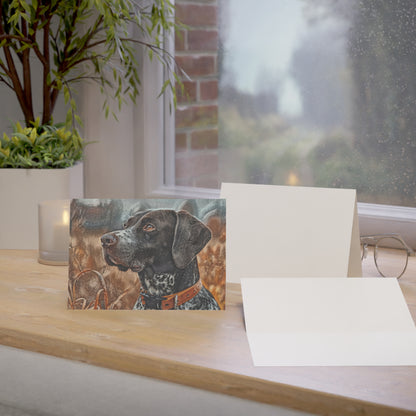 German Shorthaired Pointer Greeting Card Set – Dog Breed Art Note Cards