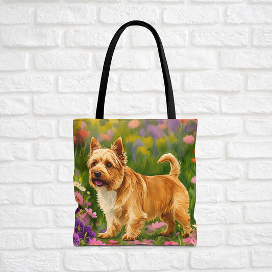 Norfolk Terrier Tote Bag – Adorable Dog Lover Gift – Watercolor Norfolk Terrier Art