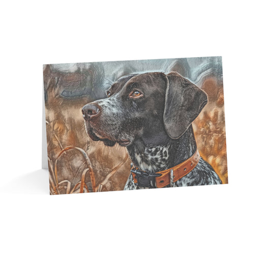 German Shorthaired Pointer Greeting Card Set – Dog Breed Art Note Cards