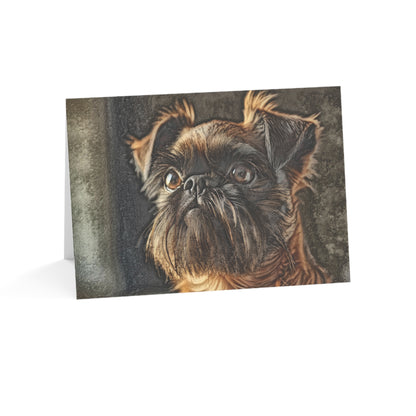 Brussels Griffon Greeting Cards (Set of 10, 30, 50) | Dog Lover Stationery | Blank Inside