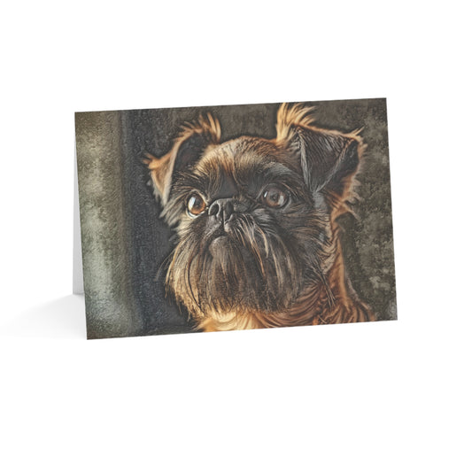 Brussels Griffon Greeting Cards (Set of 10, 30, 50) | Dog Lover Stationery | Blank Inside
