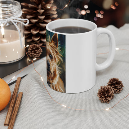 Australian Terrier Coffee Mug | Lively Dog Lover Gift | Ceramic Tea & Coffee Cup
