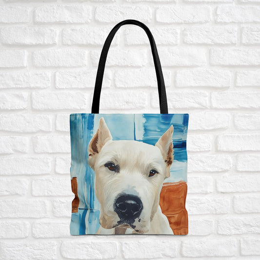 Watercolor Dogo Argentino Tote Bag | Stylish Gift for Dog Lovers