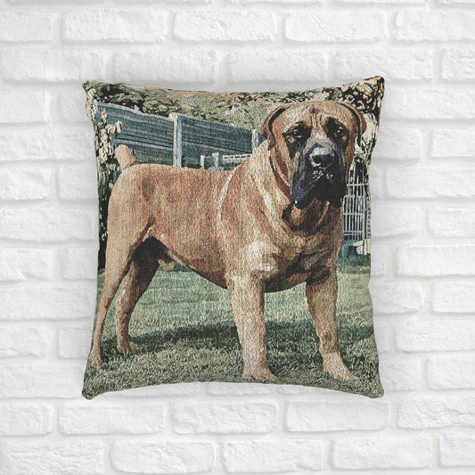 Boerboel Woven Decorative Pillow – Dog Lover Home Décor Gift