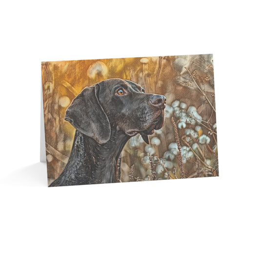 Pointer Greeting Cards – Elegant Dog Lover Stationery – Artistic Pointer Design