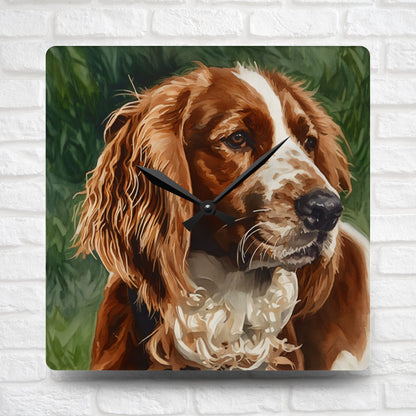 Welsh Springer Spaniel Wall Clock – Dog Lover Gift – Classic Spaniel Design