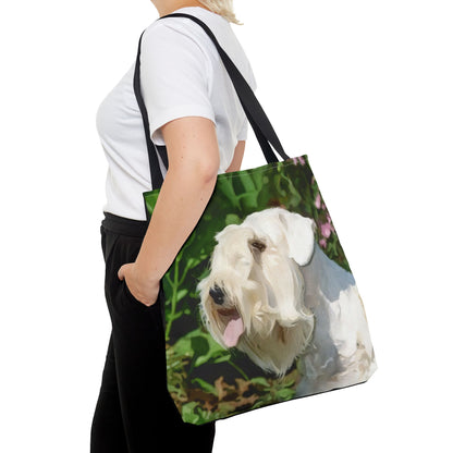 Sealyham Terrier Tote Bag – Charming Dog Lover Gift – Watercolor Sealyham Art
