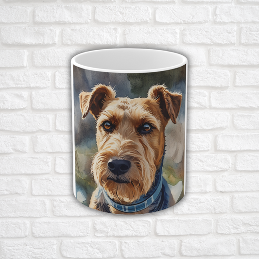 Airedale Terrier Coffee Mug | King of Terriers Gift | Sturdy Dog Lover Cup