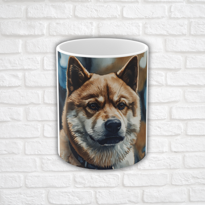 Akita Coffee Mug | Loyal Dog Lover Gift | Noble Japanese Breed Ceramic Cup